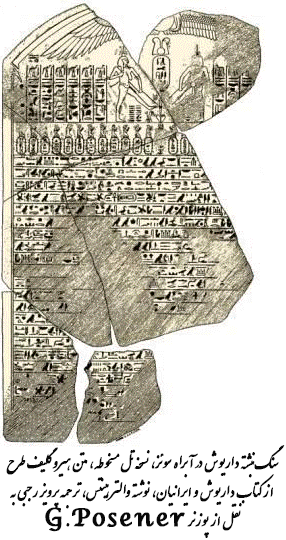 سنگ‌نبشته داریوش در آبراه سوئز